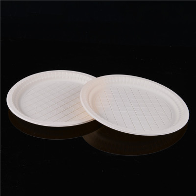 Disposable Service Plate Degradable Environmental Protection Plate Cake Tray Thickened Outdoor Activities Barbecue Paper Plate Dish