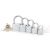Lianqiu Manufacturer Direct Wholesale Grid Steering Lock Short Beam Card Iron Padlock Carriage Lock Amazon Hot Product