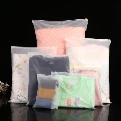 Spot Eva Clothing Packaging Bag Leggings Panty Socks Zipper Bag Scarf Frosted Buggy Bag T-shirt Jeans