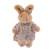 Plush Pendant Children's Toy Pastoral Couple Bunny Doll New Doll Scan Code Gift for Activities