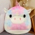 Squishmallow Cross-Border New Arrival Color Soft Candy Color Cat Pig Bee Dinosaur Pillow Plush Toy Gift
