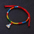 Silver Bracelet Dragon Boat Festival Jewelry Gift 999 Pure Silver Colorful Woven Hand Strap Bracelet Creative Style