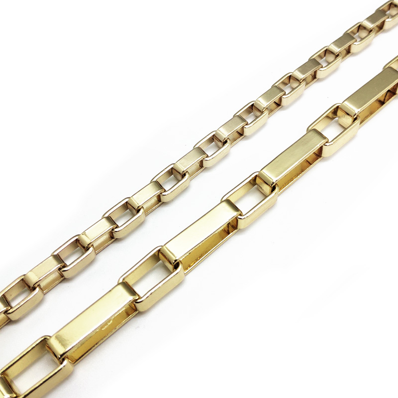 基业五金链条 浅金威尼斯链 箱包配件 服饰 等各种尺寸规格定制