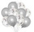 Transparent Sequins Rubber Balloons Set Wedding Celebration Wedding Room Decoration Birthday Party Arrangement Balloon