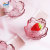 Haijing Jade Japanese Glass Cherry Blossom Dish Creative Pink Petal Dish Household Saucer Dish Seasoning Dish Glass Tableware