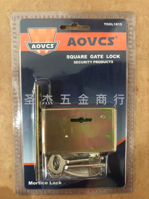 Color Zinc Outer Door Lock Iron