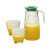 Cold Water Bottle Cold Water Jar Set Corrugated Drinking Ware FivePiece Set HAILANG Octagonal Duckbill Pot Gift Whole