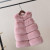 New Children's Fur Vest Girls' Medium and Large Children's Rabbit Fur Thickened Vest Coat Children's Clothing Fur Integrated Fashion