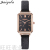 2021 New Color Foreign Trade Popular Style TikTok Square Small Green Watch Women's Watch Women's Belt Quartz Watch