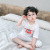Baby Breathing Cotton Suit 2021 New Three-Quarter Sleeve Children's Air Conditioning Room Clothing Boys and Girls Thin Pajamas Suit