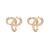 Earrings Trendy Female Temperamental Minority Design High Sense Earrings Personality Fashion Silver Pin Earrings