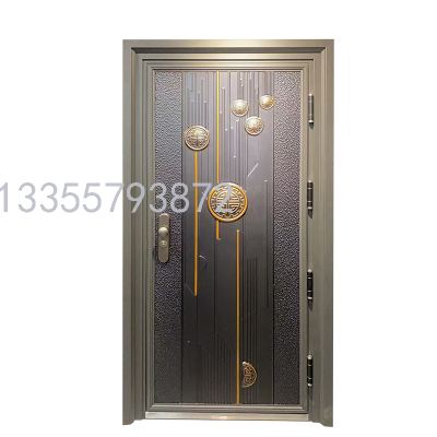 Class A Security Door Household Entrance Door Smart Fingerprint Lock Door Steel Burglarproof Door Cast Aluminum Door