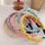 Girl's Pleated Headband Ins Multi-Purpose Colorful Headband Hair Clip Internet Celebrity Headband for Washing Face Forest Hair Accessories Headdress for Women