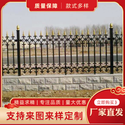 Wrought Iron Community Fence Corral Factory Fence Railing Specifications Complete Support Customization