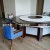 Ningbo International Hotel Solid Wood Dining Table and Chair Large round Table Club Electric Turntable Dining Table