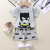 2021 Summer New Children's Clothing Children's Short-Sleeved Suit Wholesale Men's and Women's Baby T-shirt Shorts Two-Piece Cotton