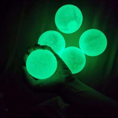 Tiktok Toys Sticky Wall Ball Fluorescent Luminous Ceiling Ball Indoor Decompression Parent-Child Sticky Ball