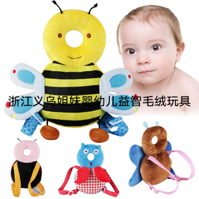 Cartoon Animal Autumn Baby Learning to Sit Fall Protection Head Protection Pillow Baby Toddler Head Protector Fall Protection Pillow Protective Pad