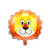 New 20-Inch Animal Head Aluminum Balloon Lion Tiger Deer Cow and Other Animal Head Balloon Wholesale