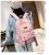 Bags Schoolbag Leisure Bag Female Junior High School Student High School Students College Students' Backpack Travel Campus Factory Direct Sales