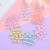 Factory Wholesale Transparent Inner Color Small Flower Colorful Acrylic Beads Mobile Phone Charm Children's DIY Necklace Acrylic Beads Ornament Accessories
