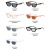 Retro Narrow Frame Sunglasses for Women Trendy 2021 New Small Frame Sunglasses Women's European and American Cat-Shaped Sunglasses Foreign Trade Manufacturers