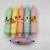 Mini Double-Headed Sausage Glitter Fluorescent Pen 6-Color Suit Key Marker Children's Color Graffiti Pen