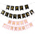 Bronzing Birthday Fishtail Hanging Flag Birthday Party Supplies Decoration Hoppy Birthday Banner Hanging Strip
