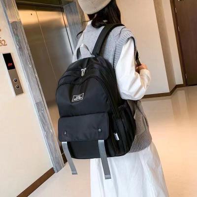 Bags Schoolbag Leisure Bag Female Junior High School Student High School Students College Students' Backpack Travel Campus Factory Direct Sales