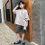 Woven Children's Clothing Boys Summer Suit 2021 New Medium and Large Children's Fashion Brand Sports Two-Piece Set Children's Short-Sleeved Suit