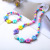 New Acrylic Stars Flower Children's Necklace Beads Bracelet and Necklace Set Ocean Series Wholesale Customization