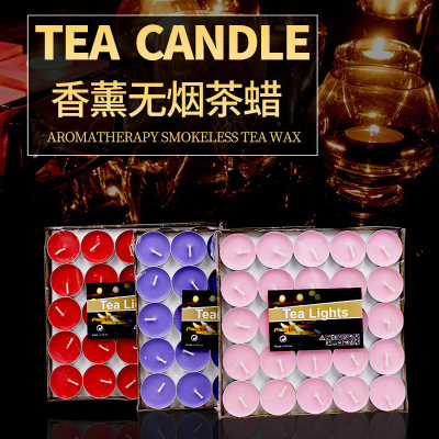 Wholesale Confession round Proposal Candle Birthday Ideas Hotel KTV Romantic Aromatherapy Candle Valentine's Day Tealight Ins