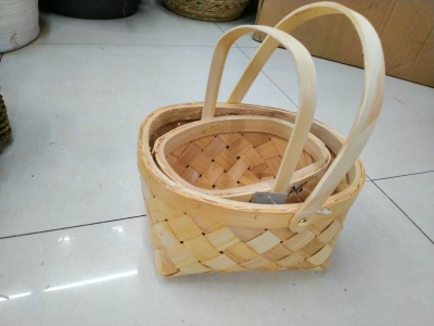 Handmade Woven Flower Basket