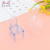 Transparent Plastic Chair Small Ornaments Home Desktop Decorative Crafts Micro Landscape Gardening Ornaments