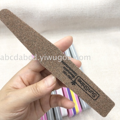 Manicure Sponge Nail File Half Moon Shape Nail File Polished Nail Surface Modification Can Be Customized Printed Logo