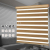 Factory Foreign Trade Curtain Soft Gauze Curtain Shutter Louver Curtain Double-Layer Shading Office Shutter Curtain Shutter