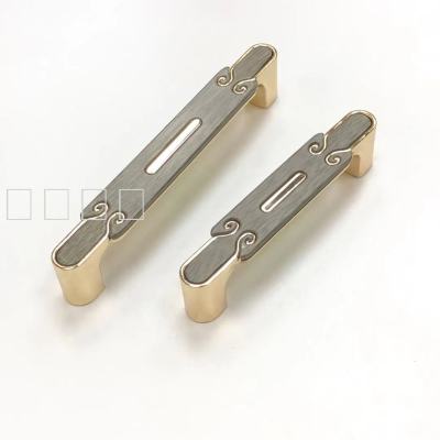 Light Luxury Minimalist Closet Door Shoe Cabinet Door Drawer Cabinet Door Handle Modern Minimalist Furniture Cabinet Door Zinc Alloy Handle