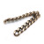 Jiye Hardware Chain Tea Gold Single Grinding Chain Luggage Accessories Clothing Various Sizes and Specifications Customization