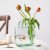 Flower Vase Hydroponic Pots Nordic Creative Basket Vase Big Glass Vase For Home Cristal Decoration Living Room Table Orn