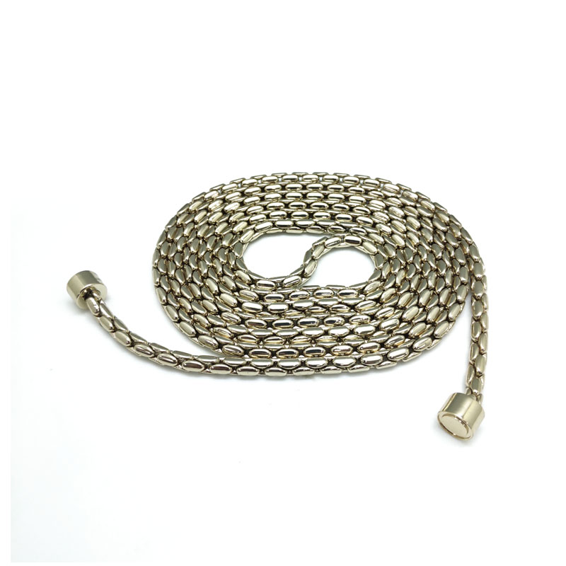 基业五金链条 浅金蛇链 箱包制品 饰品链条配件 各种尺寸规格定制