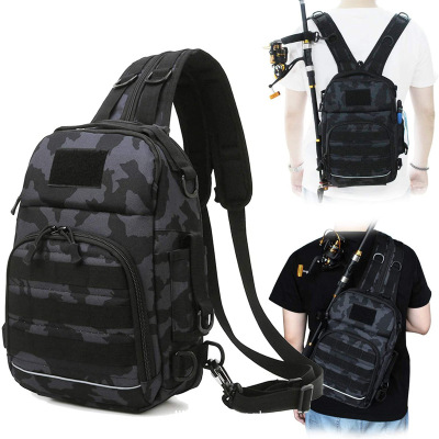 Camouflage Large Storage Backpack Outdoor Sports Waterproof Backpack Multi-Functional Combat Bag Tide