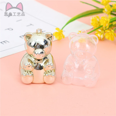 Creative Plastic Candy Box Transparent Cartoon Bear Wedding Candies Box Wedding Gift Box