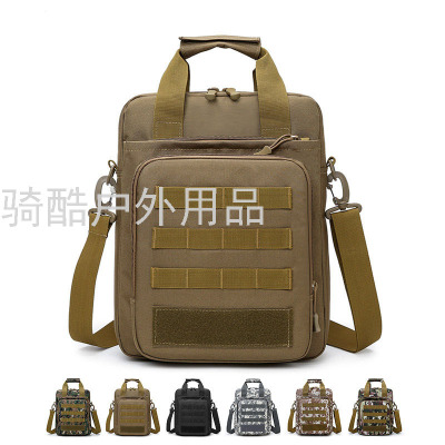 Camouflage Bag Outdoor Waterproof Crossbody Bag Multi-Functional Combat Bag Fashion Commuter Bag Large Capacity Trendy Laptop Bag