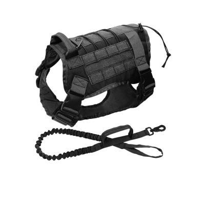 Outdoor Tactics Dog Clothes Dog Leash Multifunctional Molle Tactical Vest Suit Medium and Large Dogs Combat Dog Clothes