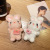 Creative Backpack Doll Bunny Pendant Cartoon Plush Bag Phone Keychain Doll Pendant