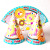 Donut Theme Party Package Girl Birthday Decoration Hanging Flag Paper Pallet Paper Cup Tissue