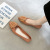 2021 Autumn and Summer New Lazy Half Slippers Outer Wear Elegant Closed Toe Flat-Heeled Flip-Flops Women's Casual Ins Fashion Slippers