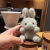 Cute Cartoon Rabbit Plush Pendant Creative Doll Keychain Backpack Pendant Mini Decorative Pendant