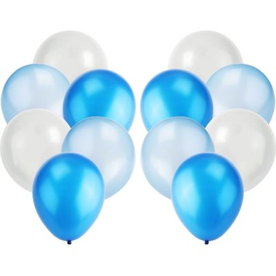 Blue and White Rubber Balloons Matching Combination Party Suit Wedding Celebration Birthday Scene Decoration Supplies