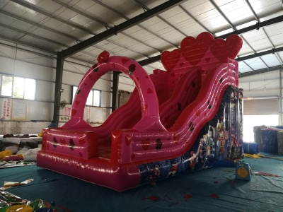 Children's Inflatable Castle Household Naughty Castle Inflatable Trampoline Combination Slide Small Indoor and Outdoor Trampoline